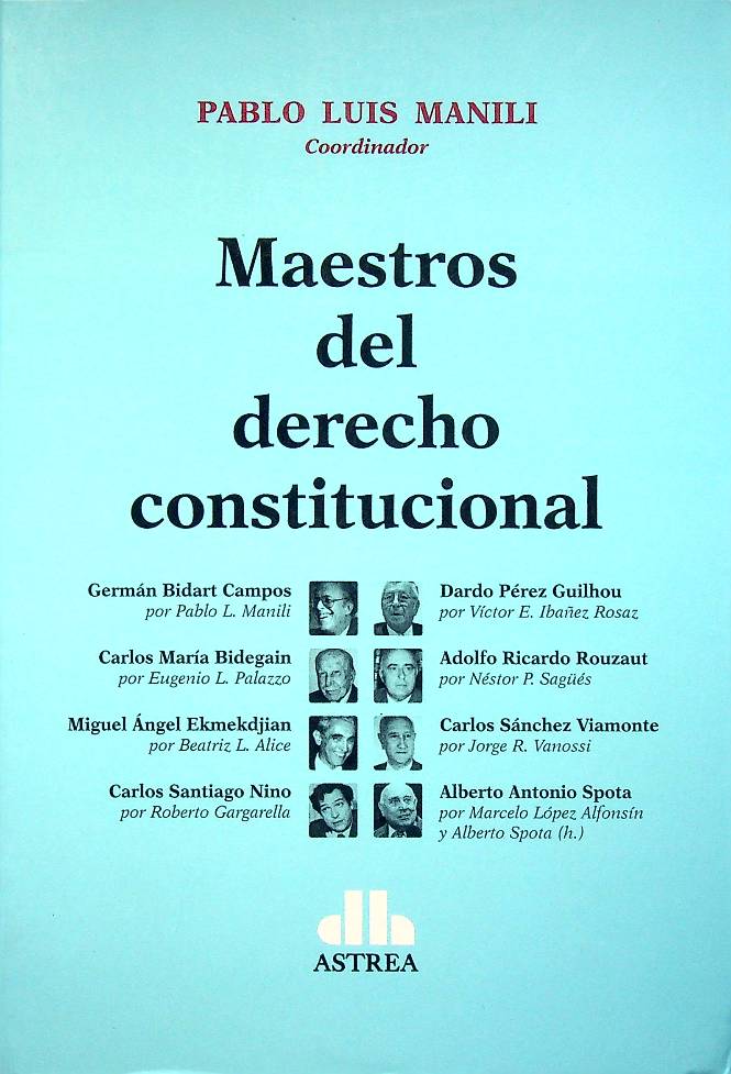 Maestros Del Derecho Constitucional Editorial Temis