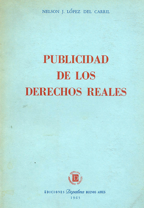 Publicidad de los derechos reales doctrina