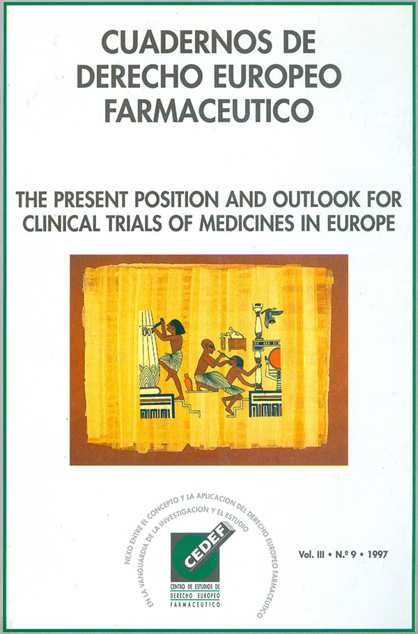 Cuadernos de derecho europeo farmacéutico. Vol. III - IX