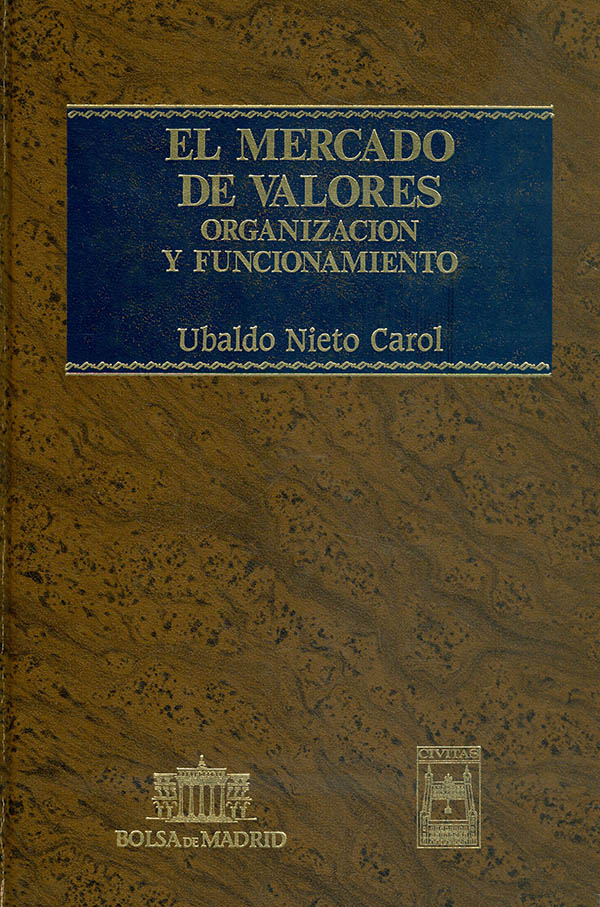 Mercado de valores, organización