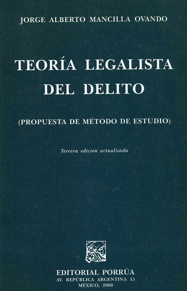 Teoría legalista del delito