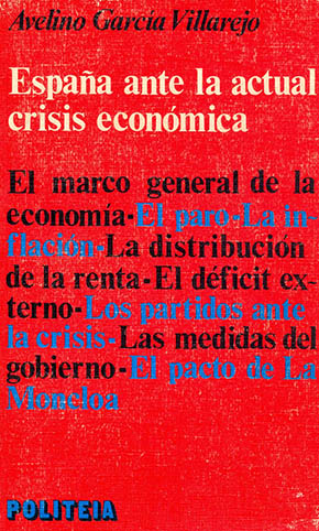 España entre la actual crisis económica