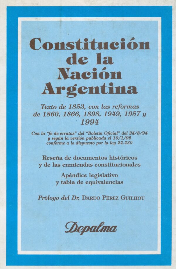Constitución de la nación Argentina