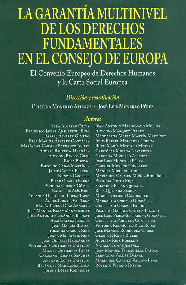 La garantia multinivel de los derechos fundamentales en el consejo de europa
