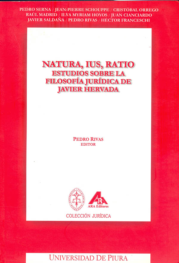 Natura, ius, ratio – Editorial Temis