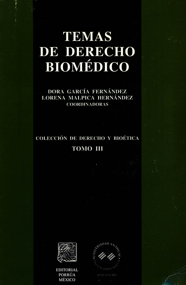 Temas de derecho biomédico. Tomo III
