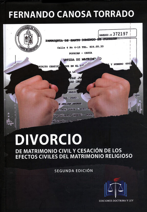 Divorcio de matrimonio civil y cesación de los efectos civiles del matrimonio religioso