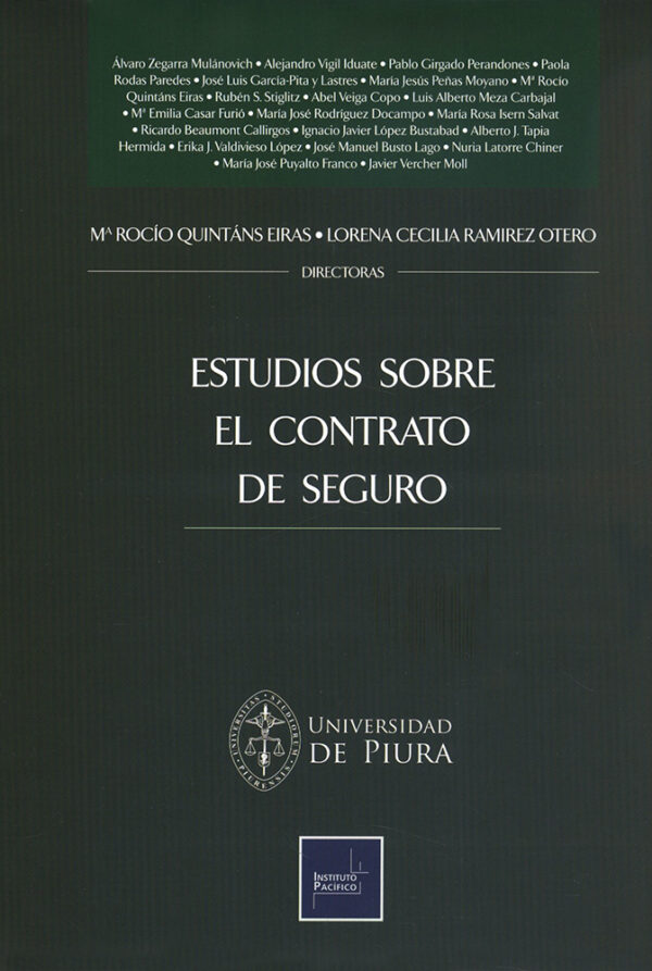 Estudios sobre el contrato de seguro