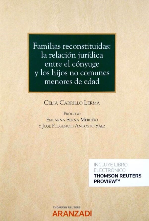 Familias reconstituidas: la relación jurídica entre el cónyge y los hijos no comunes menores de edad