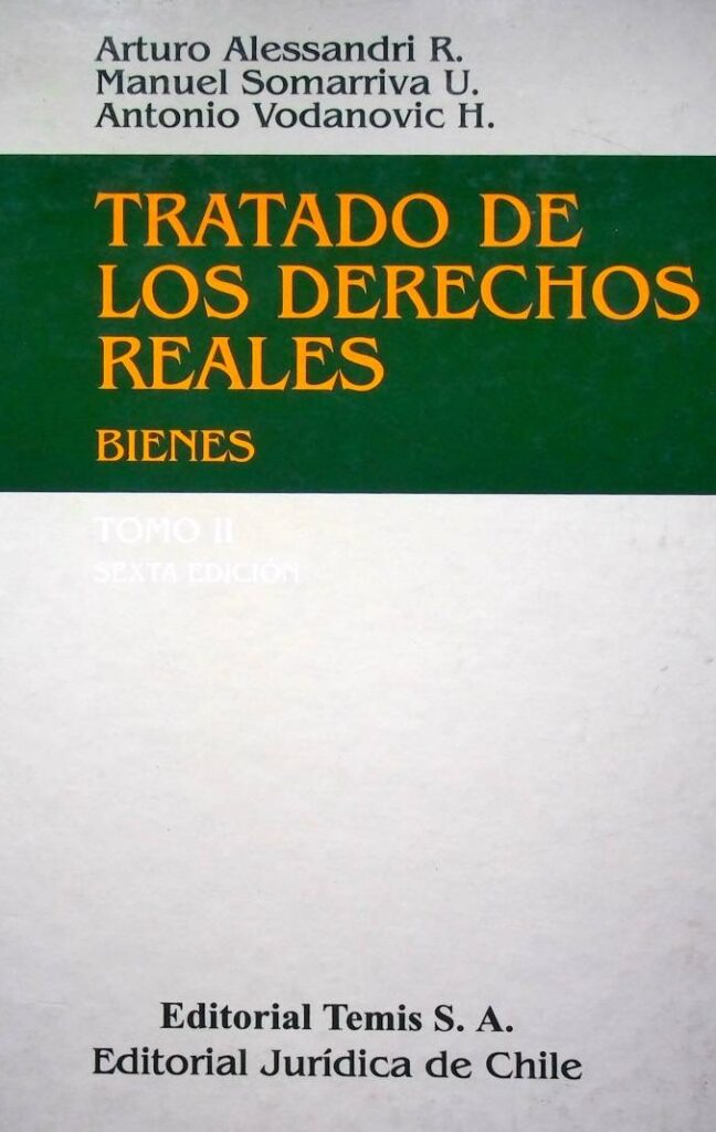 Tratado de los derechos reales, bienes 2 tomos - Editorial Temis