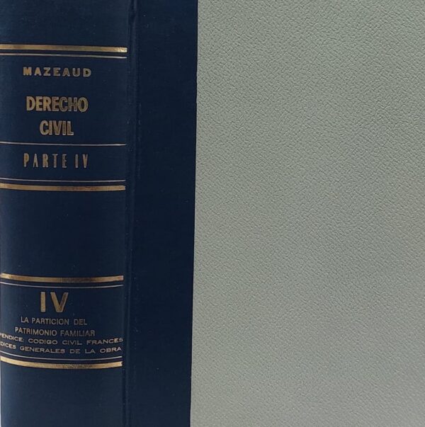 Lecciones de derecho civil, parte IV, tomo IV