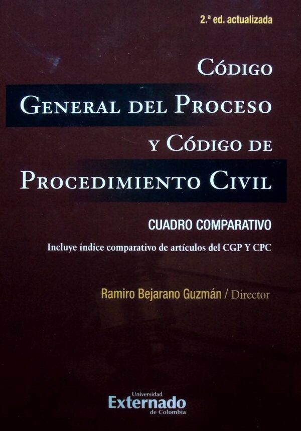 Código general del proceso y código de procedimiento civil