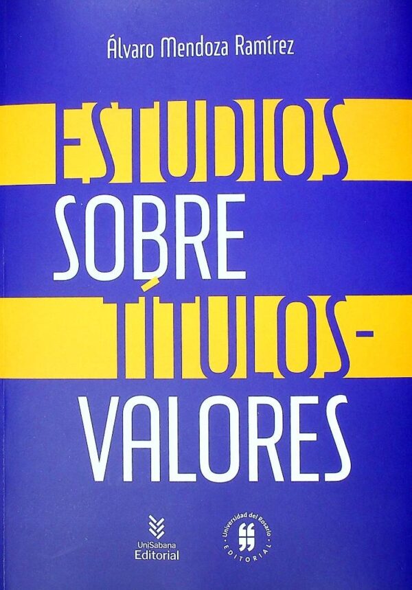 Estudios sobre títulos valores