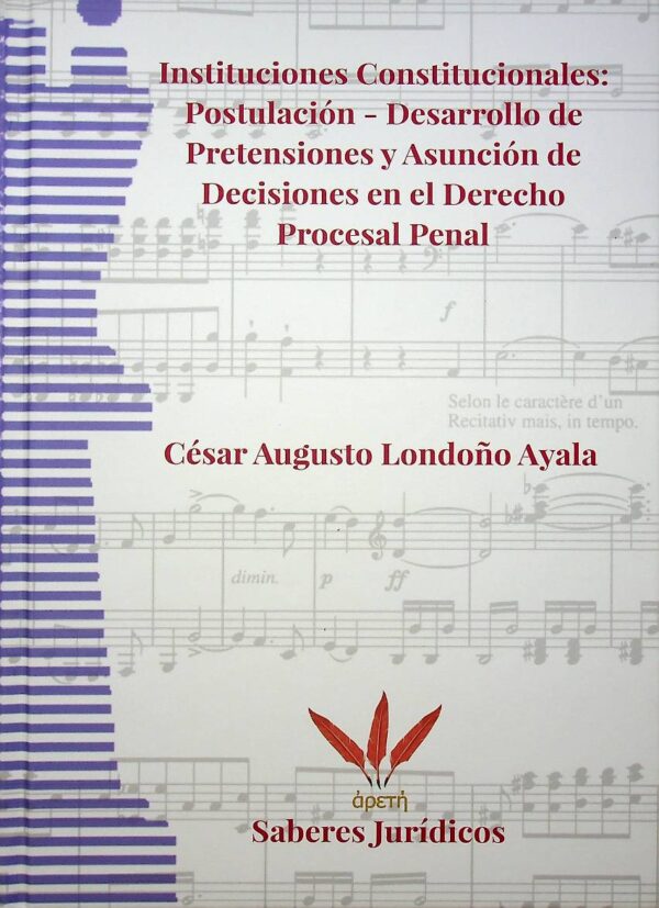 Intituciones constitucionales: postulación, desarrollo de pretensiones y asunción de decisiones en el derecho procesal penal