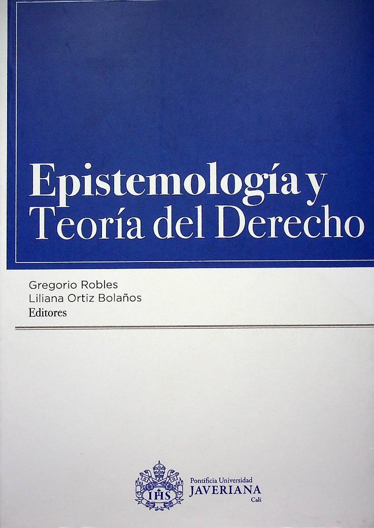 Epistemología y teoría del derecho