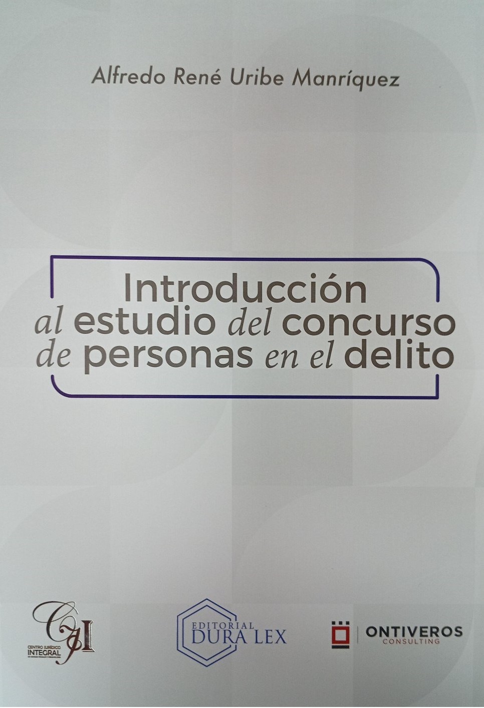 Introducción al estudio del concurso de personas en el delito